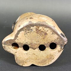 Antique Cast Iron Fido Puppo Dog Still Bank, circa 1920s