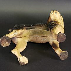 Antique Hubley Cast Iron Boston Terrier Bull Dog Doorstop, circa 1920s