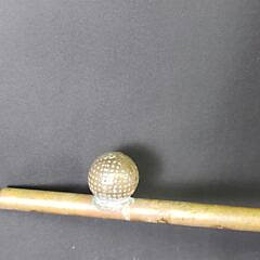 Vintage Figural Copper Animated Golfer Weathervane, 20th century