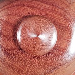 Dale Fisher Bird’s Eye Maple Tripod Compote Dish