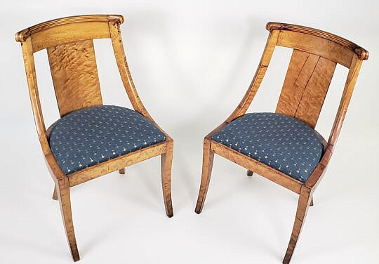 4197-955 Tiger Maple Chairs A