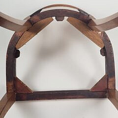 Pair of Antique Tiger and Birdseye Maple Empire Dining Chairs, 19th century