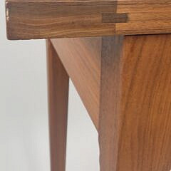 Exotic Fruitwood Carved Decorated Modern One Drawer Night Stand