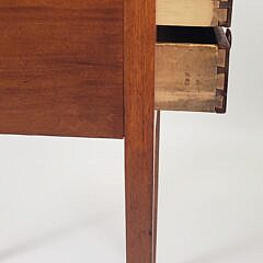 Antique American Hepplewhite Two Drawer Stand, 19th century