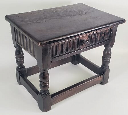 4209-955 Antique Joint Stool A