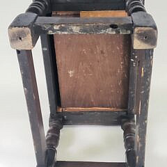 Antique English Oak One Drawer Joint Stool, 19th century