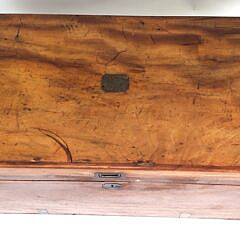 Antique Chinese Export Brass Bound Camphorwood Trunk, 19th century