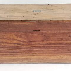 Antique Chinese Export Brass Bound Camphorwood Trunk, 19th century