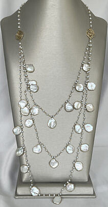 42483 Baroque and Seed Pearl Necklace A IMG_9142