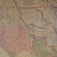 “A New Map of Texas, Oregon and California”, circa 1846