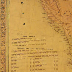 “A New Map of Texas, Oregon and California”, circa 1846