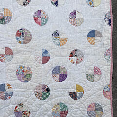 Vintage “Snow Ball” Patchwork Quilt, circa 1930