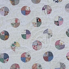Vintage “Snow Ball” Patchwork Quilt, circa 1930