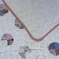 Vintage “Snow Ball” Patchwork Quilt, circa 1930