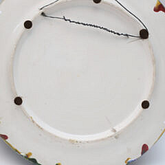 Two Antique Portuguese Palissy Ware Majolica Crab and Lobster Chargers
