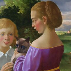 Arsen Kurbanov Oil on Canvas “The Gift”