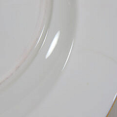 Set of Six Fine Mintons Hand Painted Bone China Fish Plates, 19th Century
