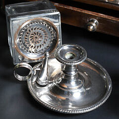 Antique Sheffield Silver Ink Stand, early 19th Century