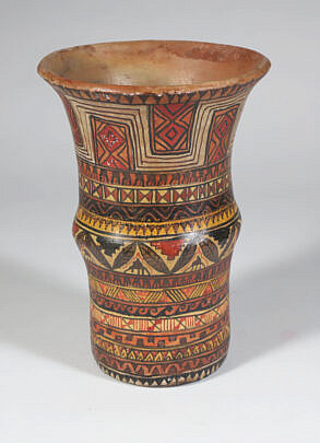 42863 Kero Peruvian Ceremonial Cup A 9775_2 JPG
