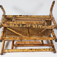 Vintage Bamboo Magazine Stand or Canterbury