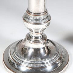 Pair of Vintage Sheffield Silver Plated Telescopic Candlesticks