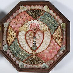 Antique Double Sailor’s Valentine “Home Again”, 19th Century