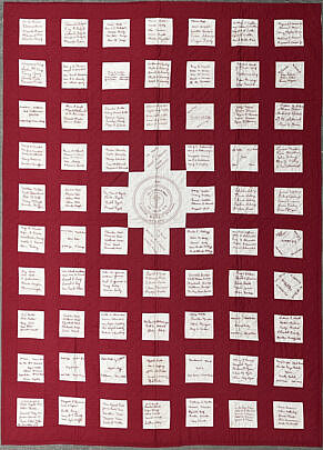 42928 Turkey Red and White Freidnship Quilt A IMG_9680