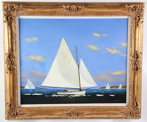 42934 Vern Broe Oil Sailing Day A