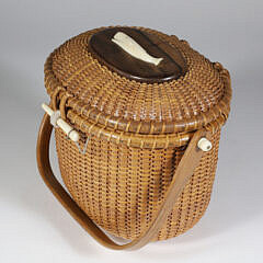 Stanley Roop Nantucket Friendship Basket, circa 1967