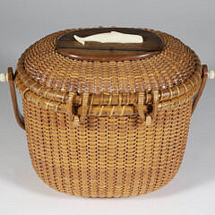 Stanley Roop Nantucket Friendship Basket, circa 1967