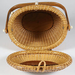 Stanley Roop Nantucket Friendship Basket, circa 1967