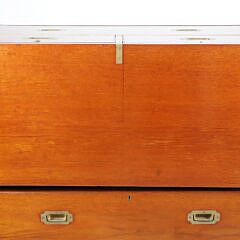 British Regency Campaign Chest of Drawers, 19th Century