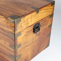 Chinese Export Camphorwood Partner’s Trunk, 19th Century