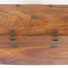 Chinese Export Camphorwood Partner’s Trunk, 19th Century