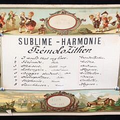 Swiss Sublime Harmonie Music Box, 19th Century