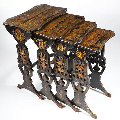 42961 Nest of 4 Chinese Export Side Tables A IMG_0093 2