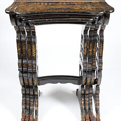 Nest of Four Chinese Export Side Tables, early 19th Century