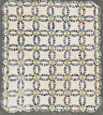 42963 Double Wedding Patchwork Quilt A IMG_9843 2