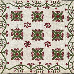 42964 Civil War Era Applique Quilt A IMG_9853 2