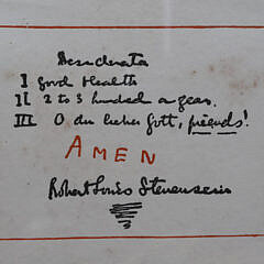 Robert Louis Stevenson’s Printed Facsimile