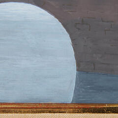 Fulco Di Verdura Gouache on Board Painting “Combat”, circa 1953