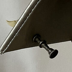 Pair of Charlie Sayle Sr (1908-1994) Carved Sperm Whale Earrings