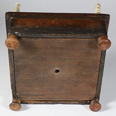 Whaleman Made Whalebone Swift on Primitive Stand, 19th Century