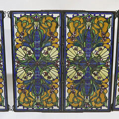 57-4936 Three Antique Double Pane Stained Glass Windows A_IMG_0070 2