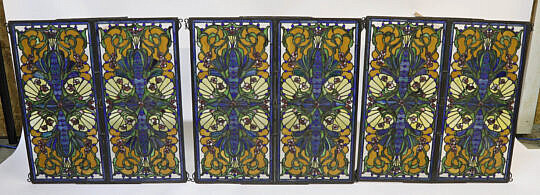 57-4936 Three Antique Double Pane Stained Glass Windows A_IMG_0070 2