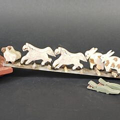 4117-955 Noahs Ark Carved Set A