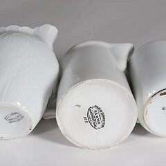 Collection of Six Antique Nantucket Souvenir Porcelains 