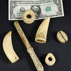 Group of 19th Century Sailor Made Artifacts