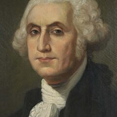 “Portrait of George Washington” Oil on Canvas, 19th Century