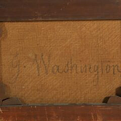 “Portrait of George Washington” Oil on Canvas, 19th Century